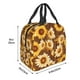 thumbnail image 3 of Easygdp Vintage Wood Grain Sunflower B Bolsa Térmica Premium - Tela Oxford Impermeable, Gran Capacidad, Bolsillo Frontal, Unisex para Trabajo, Escuela, Actividades al Aire Libre y Picnics, 3 of 8