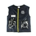 thumbnail image 5 of Toimothcn Baby Boys Girls Outfit Sets Sleeveless Career Officer Dress Up Vest Handcuffs Whistle Stage Performance Police Outfit Sets Soft Loose Festival Clothes Sets Comfy Children'S Clothing, 5 of 9