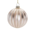 thumbnail image 5 of Metallic Ribbed Glass Ball Ornament Set of 6, 5 of 6