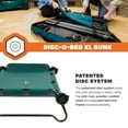 thumbnail image 5 of Disc-O-Bed Extra Large Outdoor Convertible 2 Person Portable Camping Bunk Cots, Green, 5 of 12