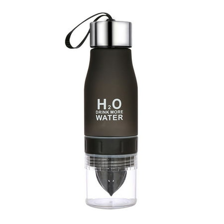 

sunhillsgrace camping hiking 650ml lemon cup bottle h2o drink more water drinking bike bottle bk