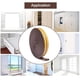 thumbnail image 4 of Eigraketly Tira de sellado autoadhesiva de 5/10m para puerta de casa, tira de sellado para grietas de ventana, cinta autoadhesiva, tira de sellado Herramientas y ferretería Marrón Tipo D 9*6 (5M), 4 of 6