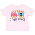 thumbnail image 3 of Inktastic 2nd Birthday Cute Pink Train Girls Toddler T-Shirt, 3 of 5