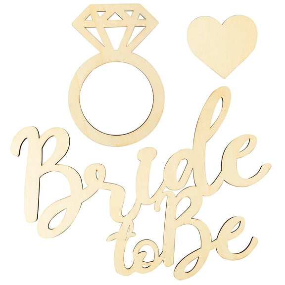 2ooya Bride-To-Be Wooden Sign for Wedding Parties and Bridal Showers Decorations, Gold