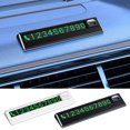 thumbnail image 1 of Temporary Parking Sign, Car Moving Notice, Durable Plastic Construction, Modern Minimalist Design, for Office Residential Use, Clear Number Display, Vehicle Ornament, Street Safety Decor,, 1 of 8