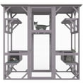 thumbnail image 2 of 7-Tier Outdoor Catio Enclosure for Cats, Large Cat House with 5 Platforms, 2 Sleeping Boxes & Wide Front Door, 71.2x34.6x66.5 Inch, 2 of 7