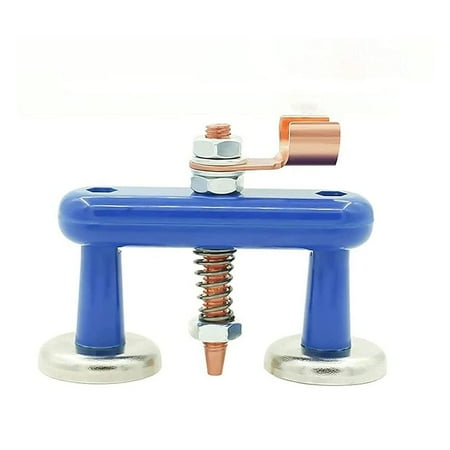 

Magnetic Welding Ground Clamp Attached to Metal Poles/Struts/ Railings Stable