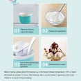 thumbnail image 4 of Automatic Mini Ice Cream Maker for Home, 15-Min Fast DIY Frozen Yogurt & Sorbet Machine, 500ml Compact Dessert Maker with One-Touch Operation for Kids & Gift, 4 of 10