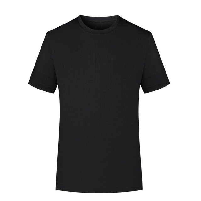 Cinvoph T-Shirt for Men Gym Active Stretch Tees Breathable Solid Color Workout Running Tops