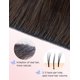 thumbnail image 5 of Extensiones de cabello DOORES Invisi Edge Tape-in Moca Brown 14", 5 of 9