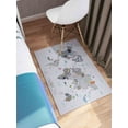 thumbnail image 5 of Pattern Rug, Children Rug, Front Door Rugs, Educational Map Rugs, Nursery Rugs, World Map With Animals Rug, Luxury Rugs, Thin Rug, Kids Rug, 2.6'x5' - 80x150 cm, 5 of 8