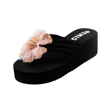 

Women Slippers Flower Beach Ladies Slippers Flip Flops Beach Shoes Sandals Slippers