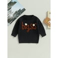thumbnail image 2 of Bagilaanoe Toddler Baby Girl Knitted Sweater Long Sleeve Embroidery Pullover 6M 12M 24M 3T 4T 5T 6T Kids Warm Jumpers Tops Fall Loose Knitwear, 2 of 8