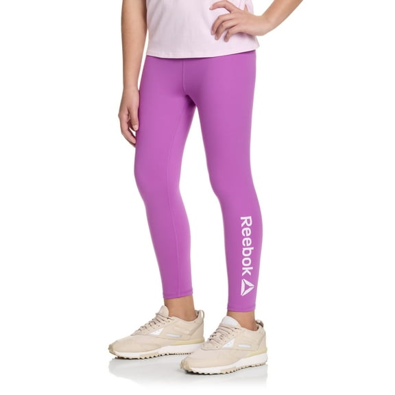 Reebok Girl's Athletic Solid 7/8 Core Legging, Sizes 4-18