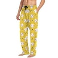 thumbnail image 5 of joogoo Men's Pajama Pants Baseball and Stars Soft Long Sleep Lounge Pjs Bottoms M, 5 of 7
