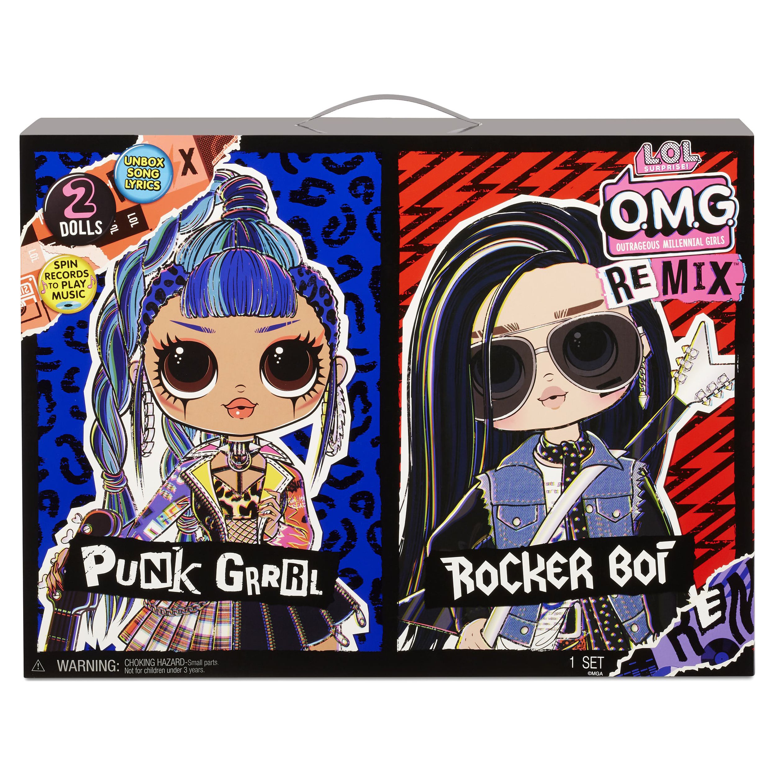 LOL Surprise OMG Remix Rocker Boi and Punk Grrrl 2 Pack - 2 Fashion Dolls With Music - image 5 of 6