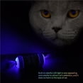 thumbnail image 2 of Methold Juguete interactivo para gatos, eléctrico, de velocidades, automático, giratorio, con luces de colores, recargable por USB, para Suministros para perros, 2 of 6
