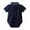 Dark Blue, variant on MuZeFu Baby Girl Clothes Clearance under 5.00 Infant Baby Boys Short Sleeve Letter Printed Bodysuit Romper Clothes