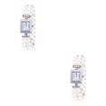 thumbnail image 3 of Minnieouse Reloj de de acero inoxidable para mujer, esfera Rectangular de repuesto, reloj de decorativo informal para mujer, Blanco 2piezas, 3 of 6