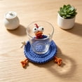 thumbnail image 7 of Win s Way Handmade Crochet Chick Coasters Cute Drink Coaster Set 2 Pieces for Coffee Table Tabletop Protection Home Decor, 7 of 7