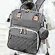 thumbnail image 5 of Adjustable Waterproof Travel Backpack - Grey, 5 of 5