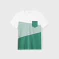 thumbnail image 2 of PatPat Ensembles Assortis pour la Famille T-Shirt à Blocs de Couleur et Robe Plissée à devant Croisé avec Bouton-Pression Caché, 2 of 4