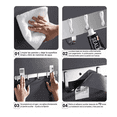 thumbnail image 2 of Gancho Perchero Pared Acero Inox 6 Ganchos PLATA, 2 of 5