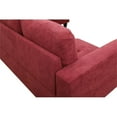 thumbnail image 7 of Pemberly Row L Shaped Red Couch w/ Storage Ottoman(Pillows Included) Microfiber, 7 of 7