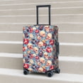 thumbnail image 5 of Yiaed music Skull record Retro Print Travel Luggage Cover Suitcase Protector Fits 18-32 Inch Luggage Wheel Covers Patterned Elastic Luggage Anti-scratch（No luggage）-Medium, 5 of 5