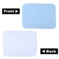 thumbnail image 5 of Paquete De 2, Almohadilla De Cama Almohadilla Interior Reutilizable Estándar Lavable Para Adultos Almohadilla Para Incontinencia Azul + Blanco 45 * 60, Almohadilla Lavable Reutilizable, 5 of 5