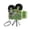 Green, variant on Portable Hand Crank Projector Keychain, Purple Color with Cartoon Rabbit Design, Compact Size for Kids Play, Bag Decoration, Daily Carry