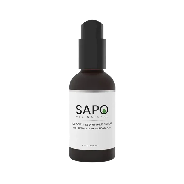 Sérum Anti-Rides à l'Acide Hyaluronique, au Squalane, à la Vitamine C et au Rétinol
