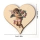 thumbnail image 5 of Naiovety 30 Uds. De corazones de para manualidades, adornos colgantes, colgante pulido, rebanadas en forma de corazón de amor, arte Decoración del hogar JM01364, 5 of 6