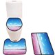 thumbnail image 1 of Juego de alfombras de baño ABPHQTO Pink Salt Lake 3 piezas, 1 of 2