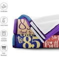 thumbnail image 5 of 85th Birthday Party Decorations, 85th Birthday Gifts for Women, Blankets for Women Men, Womens Birthday Gifts, Happy Birthday Gifts for Women, Mom, Grandma Warm Throw Blanket, 5 of 6