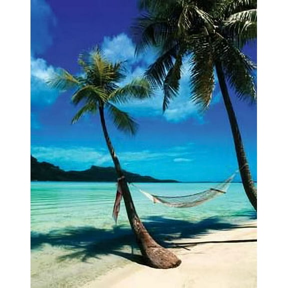 Scorpio Posters Hammock on the Beach 16'' x 20" Poster
