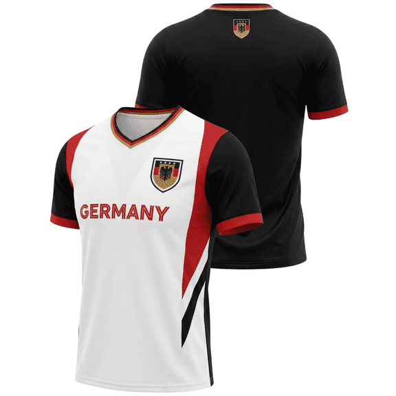 J4K Inc. Germany Soccer Fan Jersey, 100% Polyester, YS-XL, 1-Pack