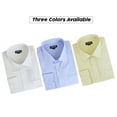 thumbnail image 6 of GBH Boys Long Sleeve Casual Dress Shirts - School Uniform Colors Approved - Everyday Wear, 6 of 7