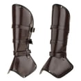 thumbnail image 4 of Leg Guard Cosplay Costume Halloween Metal Rivets Decor Wearable Adjustable Shoes, 4 of 10