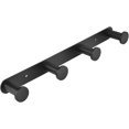 thumbnail image 1 of Ganchos para toallas de pared YUANXCMXG Acero inoxidable 304 Negro 4 ganchos, 1 of 5