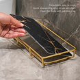 thumbnail image 3 of Modern Stylish Bathroom Non-Slip Storage Tray for Kitchen Sink Black Size S, 3 of 4