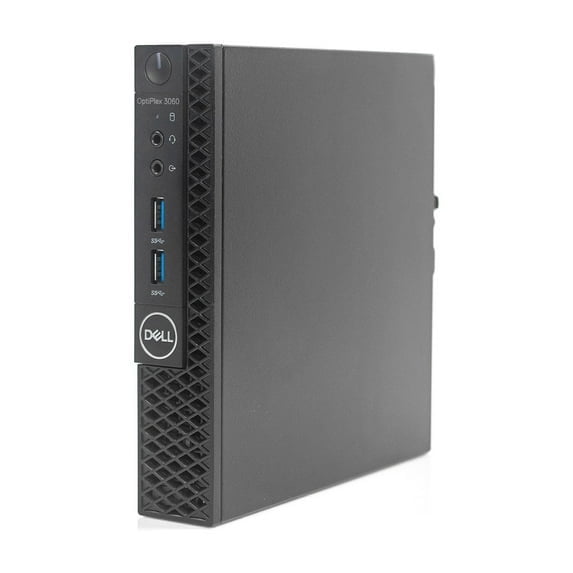 Restored Dell Optiplex 3060 Micro Desktop | Core i5 - 8500T - 256GB SSD Hard Drive - 8GB RAM | 6 cores @ 3.5 GHz Win 11 Home Black (Refurbished)