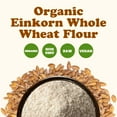thumbnail image 4 of Organic Einkorn Whole Wheat Flour, 10 Pounds - Non-GMO, Vegan. Good Source of Protein, Fiber, and Vitamins, 4 of 7