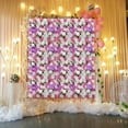 thumbnail image 5 of 6pcs Artificial Hydrangea Flower Wall Panel Wedding Party Silk Rose Backdrop Decor, 5 of 13