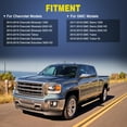 thumbnail image 2 of Nilight Headlight Dimmer Switch Compatible with 2014 2015 2016 2017 2018 2019 Chevy Silverado 1500 2500HD 3500HD Tahoe 2017-2019 GMC Sierra 1500 2500HD 3500HD with Blue LED Light, 2 of 9
