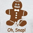 thumbnail image 3 of CafePress - Oh, Snap! Gingerbread Man T Shirt - Men's Classic Graphic T-Shirt, 3 of 4