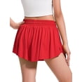 thumbnail image 6 of Girls Flowy Shorts 2-in-1 Athletic Butterfly Shorts with Inner Pockets, Elastic Waist Running Tennis Sports Shorts for Girls Summer Activewear, 6 of 6