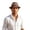 Khaki, variant on SGMVNU Fedora Hat for Men Breathable Mesh Wide Brim Lightweight Crushable Straw Sun Hats Beach Vacation, Black, One Size