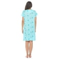 thumbnail image 4 of Casual Nights Women's Short Sleeve Nightgown Lace V-Neck Sleepshirt Night Dress, 4 of 5