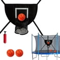 thumbnail image 1 of LEEYNEER Children Trampoline Trampoline Basketball Attachment Backyard Basketball Hoop Soft Hoop Set For Kids Trampoline Game Accessory Gym Basketballs Set Garden Activity For Men And Wom, 1 of 7